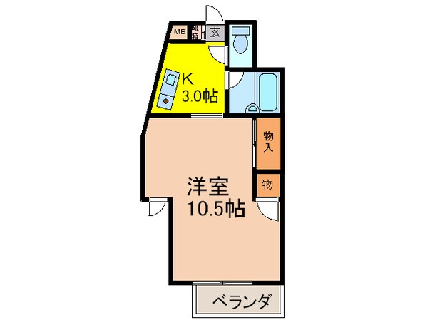 カルム東豊中の物件間取画像